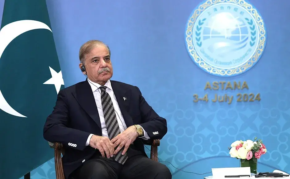 Pakistan's Prime Minister Shehbaz Sharif.