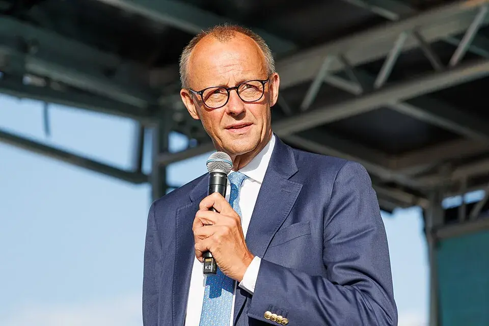 German chancellor Friedrich Merz.