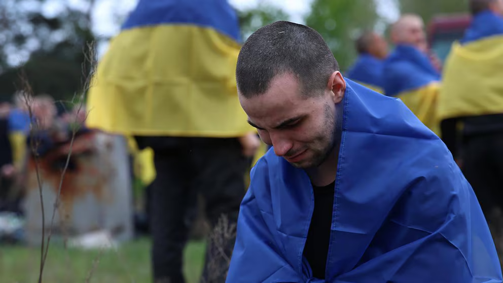 Freed Ukrainian prisoner.