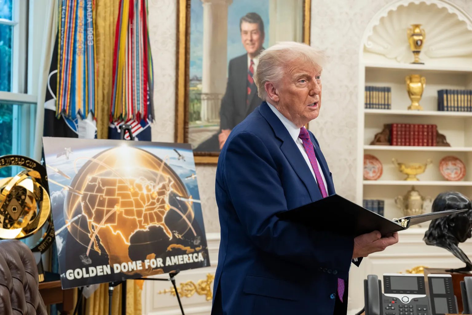 Trump offers Canada free entry into U.S. missile defense if it joins as 51st state