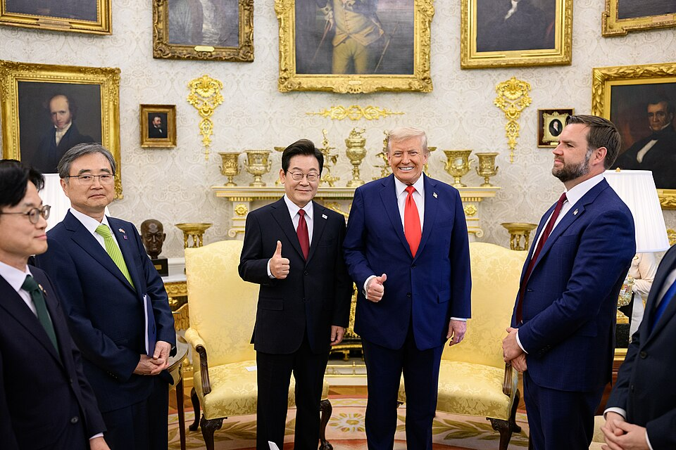 President Donald Trump with President Lee Jae-myung