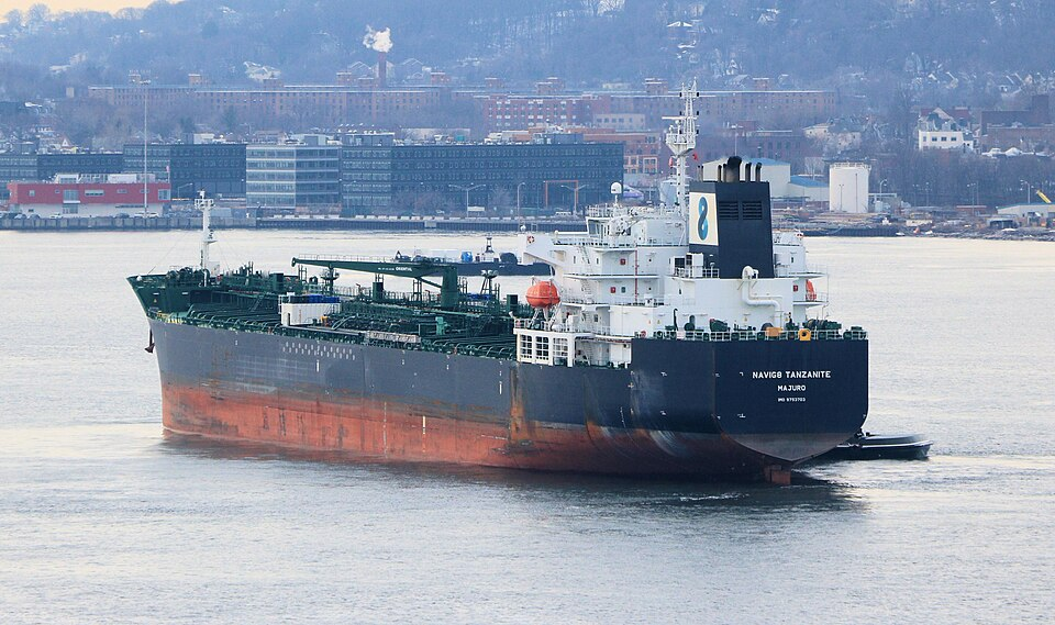 Oil tanker.