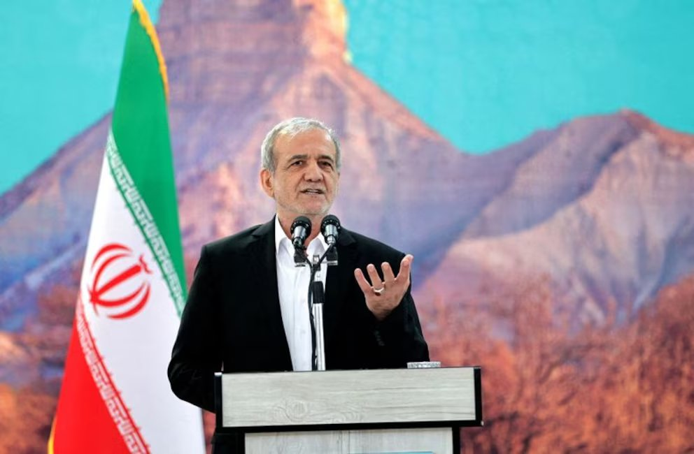 Iran's President Masoud Pezeshkian
