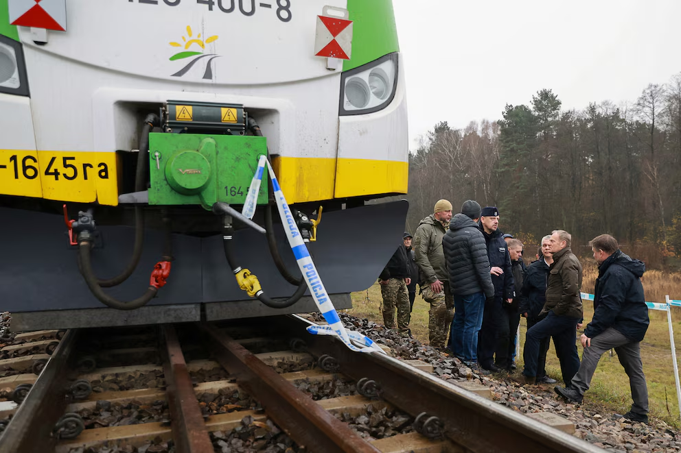 Railway sabotaged in Poland